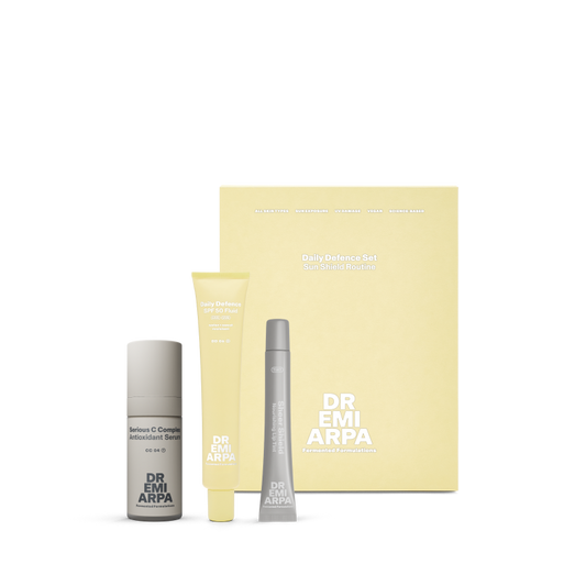 DR. EMI ARPA SKIN Antioxidant Serum Vitamin C SPF Sonnenschutz Lip Balm Lippenpflege Set