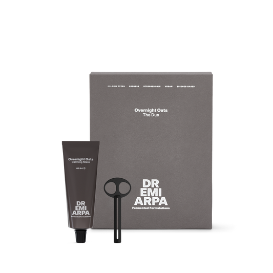 DR. EMI ARPA SKIN Overnight Oats Calming Mask Set Squeeze Saver Tool