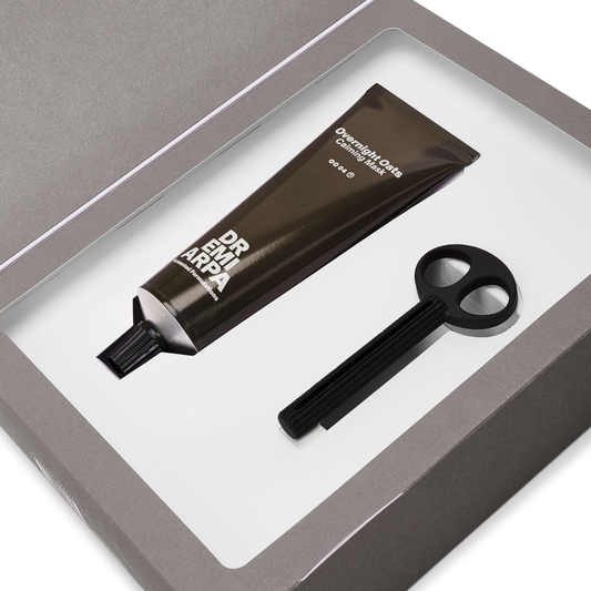 DR. EMI ARPA SKIN Overnight Oats Calming Mask Set Squeeze Saver Tool