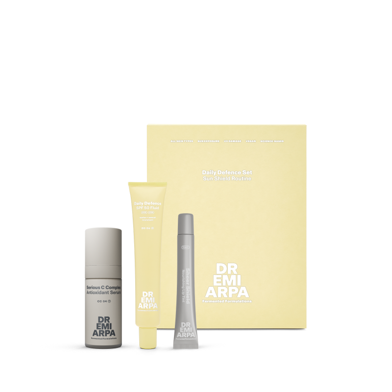 DR. EMI ARPA SKIN Antioxidant Serum Vitamin C SPF Sonnenschutz Lip Balm Lippenpflege Set