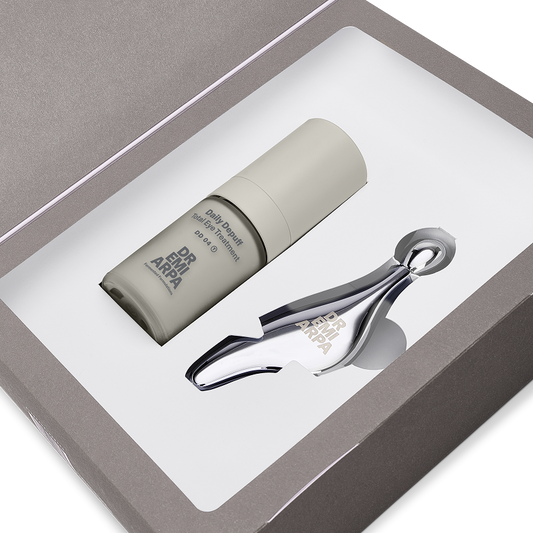 DR. EMI ARPA SKIN Augencreme Depuff Device Set Gua Sha