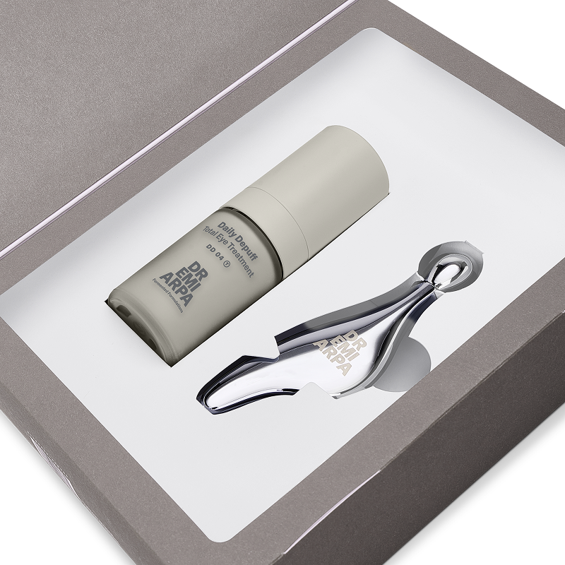 DR. EMI ARPA SKIN Augencreme Depuff Device Set Gua Sha