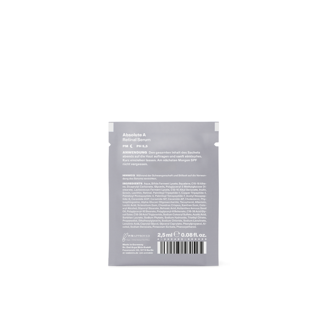 DR. EMI ARPA SKIN Retinal Serum Sachet Sample