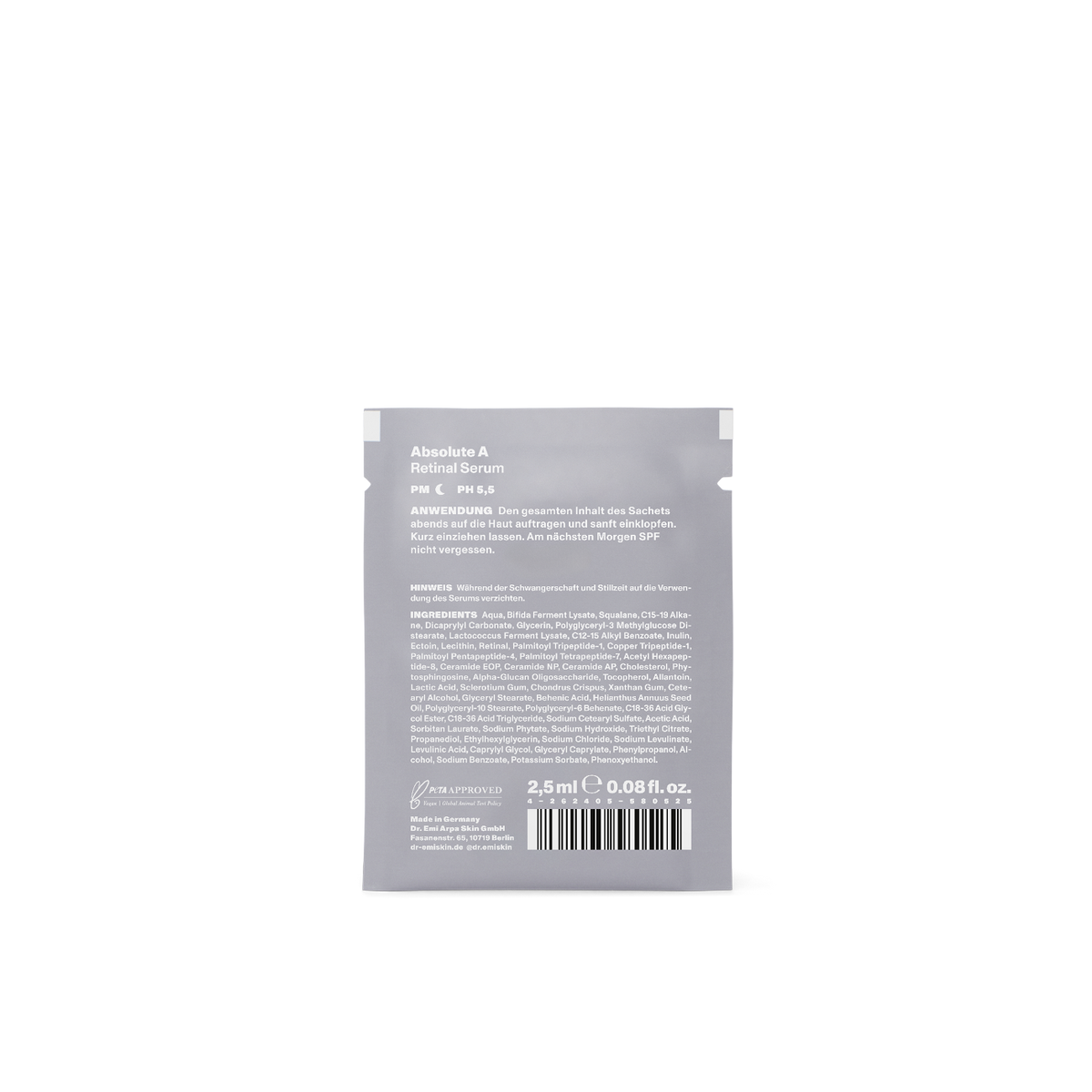 DR. EMI ARPA SKIN Retinal Serum Sachet Sample