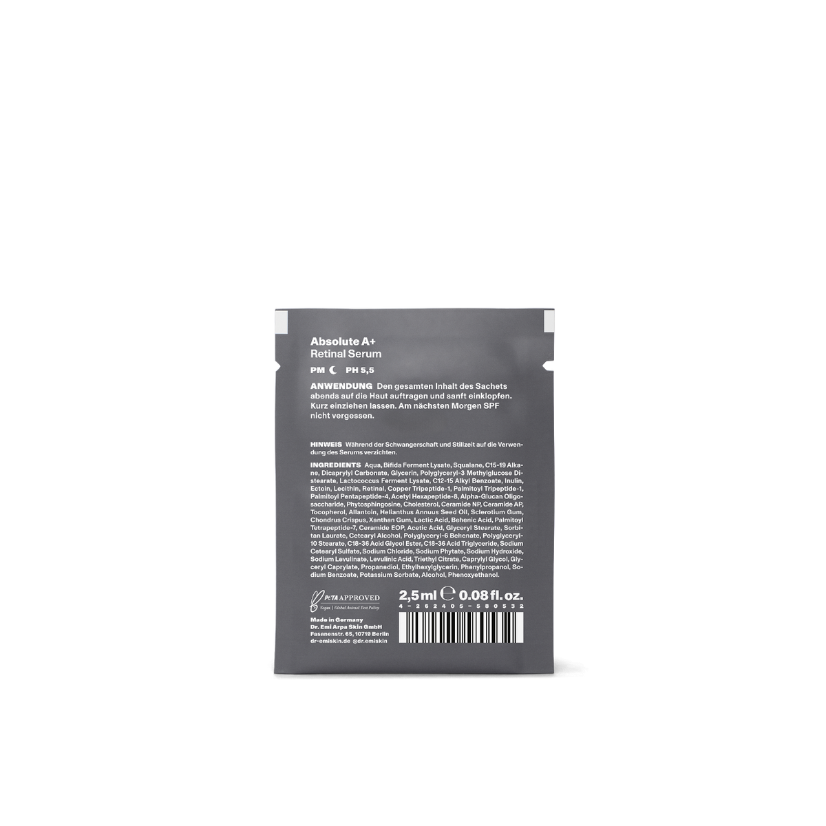 DR. EMI ARPA SKIN Retinal Serum Sachet Sample