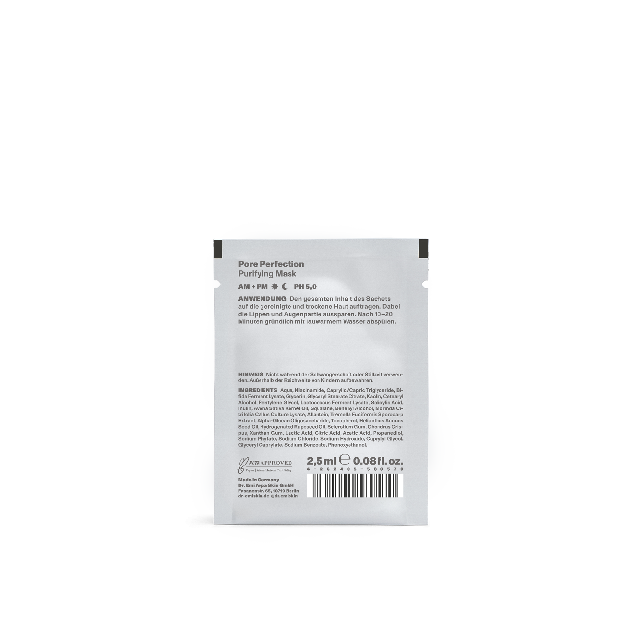 DR. EMI ARPA SKIN Pore Perfection Purifying Mask Sachet Probe