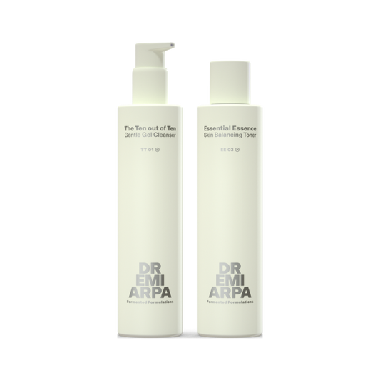DR. EMI ARPA SKIN Essential Essence Balancing Toner Gentle Gel Cleanser